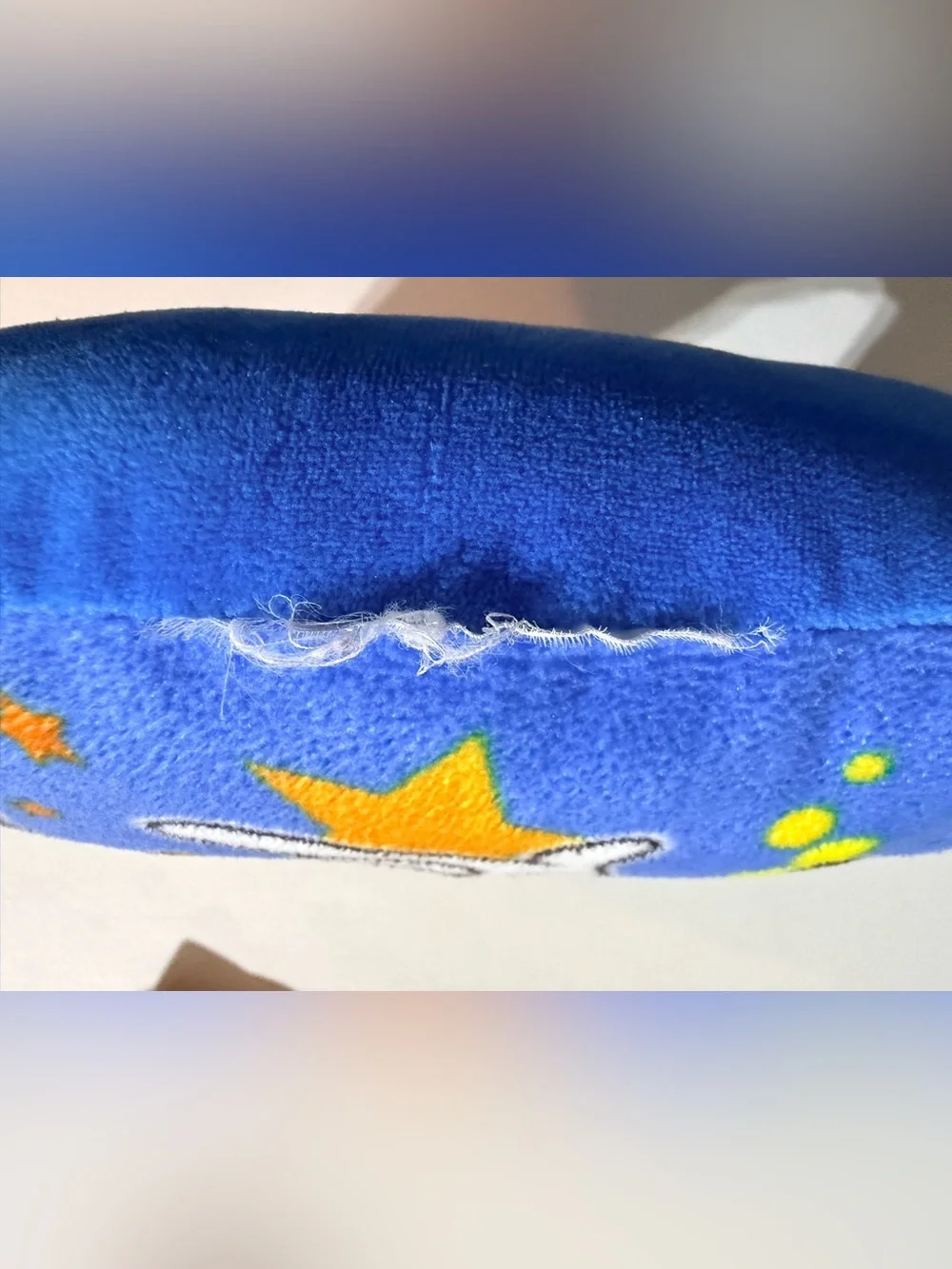 Disney Characters Blue Travel Neck Pillow